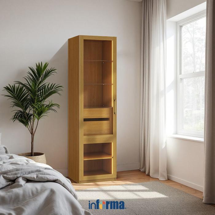 SPECIAL PROMO Informa Kenn Kabinet Tas & Aksesoris - Cokelat Loker Kabinet Organizer Tempat Penyimpa