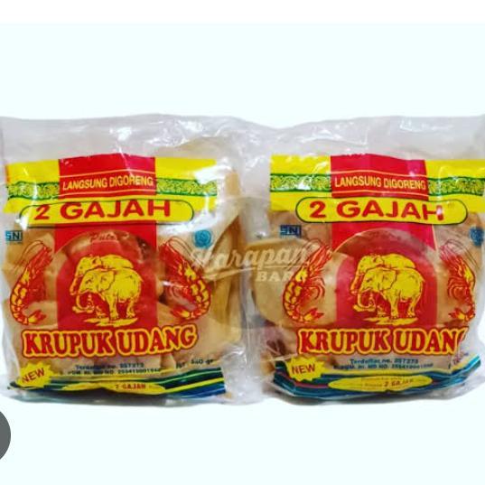 Kerupuk Udang 2 Gajah 250gr