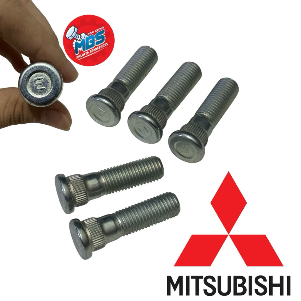 TERLARIS Baut Roda L300 Baut Roda Triton Baut Roda L200 Strada Baut Roda L038 Baut L 300 Hub Bolt L3