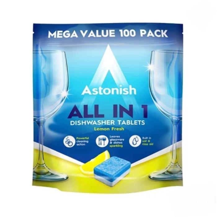 ASTONISH Dishwasher Tablet mesin pencuci piring - 100 tablet