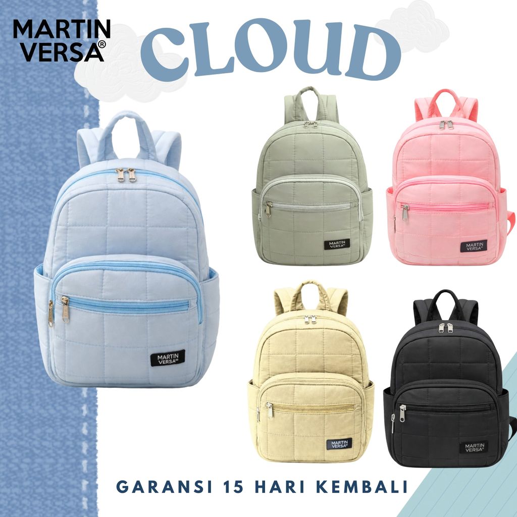 Martin Versa Cloud Tas Ransel Wanita Sekolah Model Klasic Kekinian