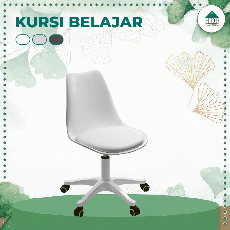 HOME DEKORATION - Kursi Belajar Kursi Kantor Hidrolik Roda Kursi Bangku Kerja Belajar Desain Minimal
