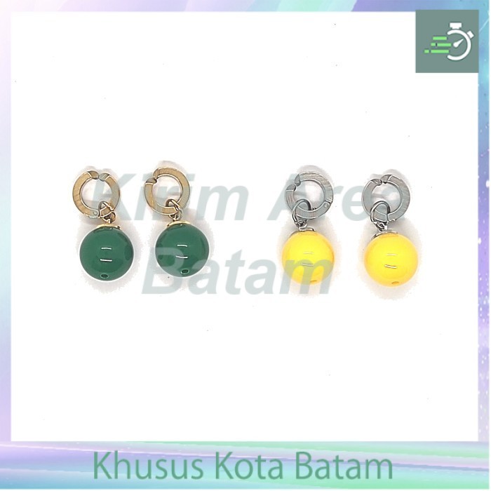 anting jepit dragon ball potara earrings
