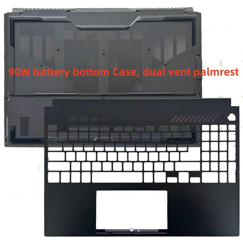 TT   New For ASUS TUF Gaming F15 FX507ZM FX507ZC4 Upper Case Palmrest+Bottom Case