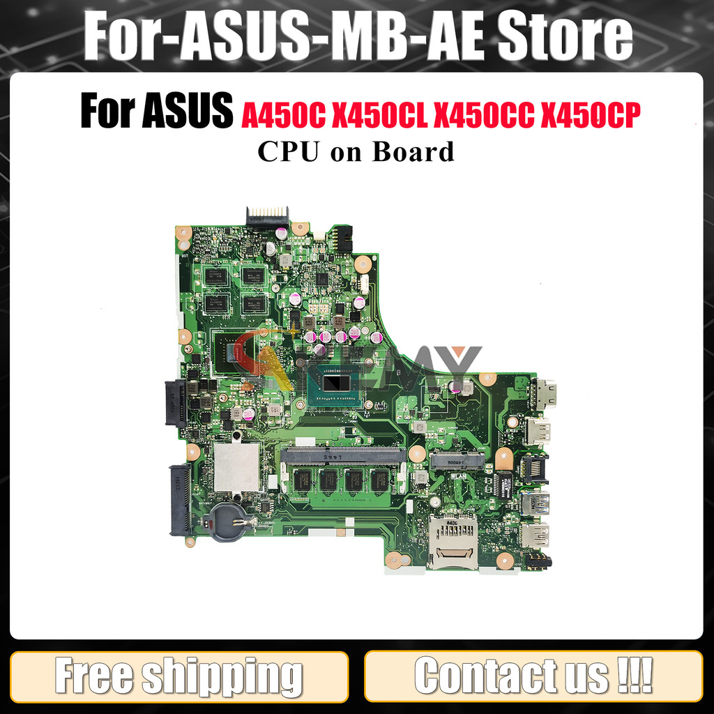 X450CC Laptop Motherboard For ASUS VivoBook A450C X452C X450CL Y481C K450C X450CP X450CC X450C Mainb