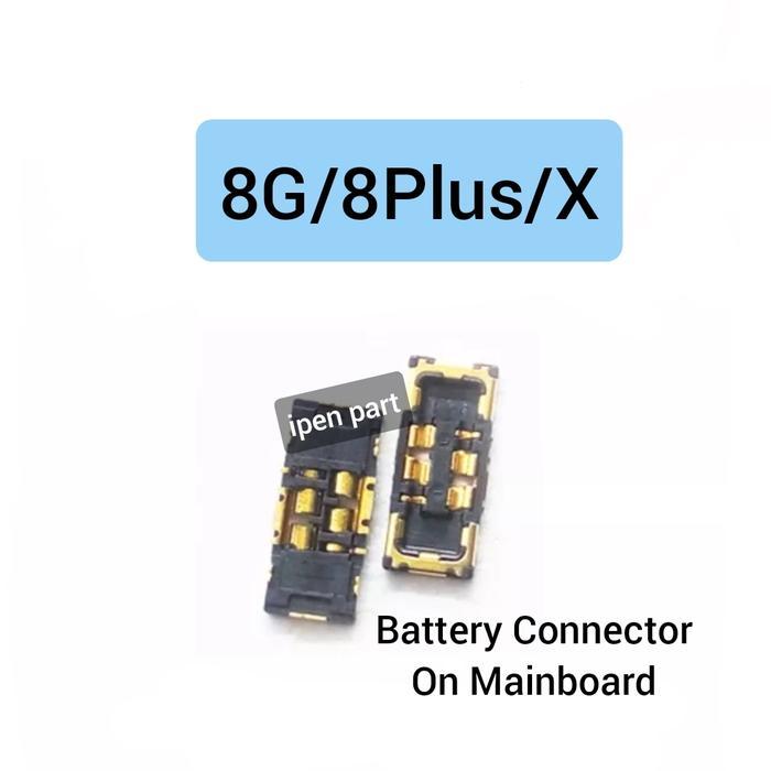 Konektor Baterai Iphone X 8 Plus Original Connector Battery Di Mesin