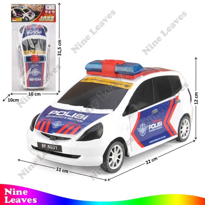 Mainan Mobil Polisi 22 cm Friction Jazz - BP8031
