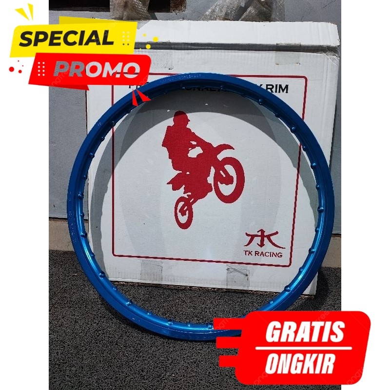Velg TK Racing Japan Original Ring 18 120 36 Hole Biru Yamaha RX King