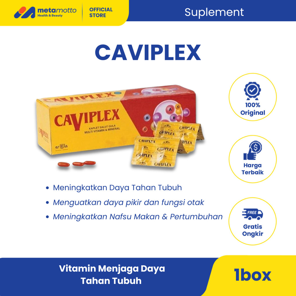 Caviplex 1 box - Multivitamin dan Mineral Harian