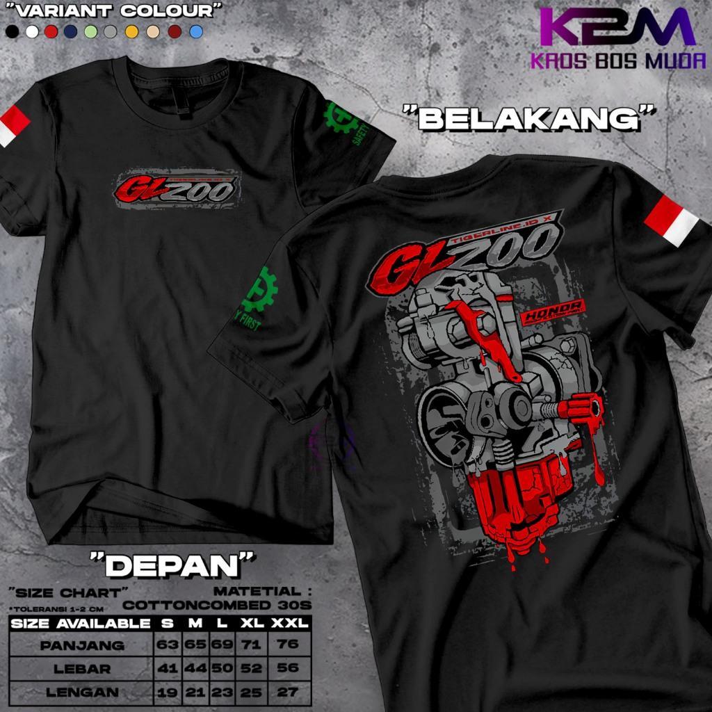 Kaos Gl 200 // Kaos Racing // Kaos Balap // Kaos Keren Terbaru // Kaos Motor CB 200 // Baju Gangster