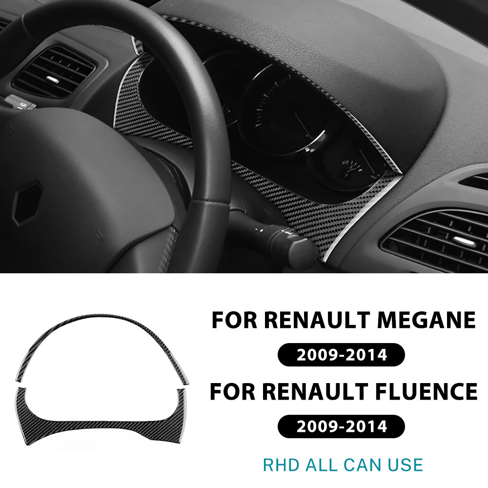 Real Soft Carbon Fiber Sticker For Renault Fluence Megane 3 RS 2009 2010 2011 2012 2013 2014 2015 LH