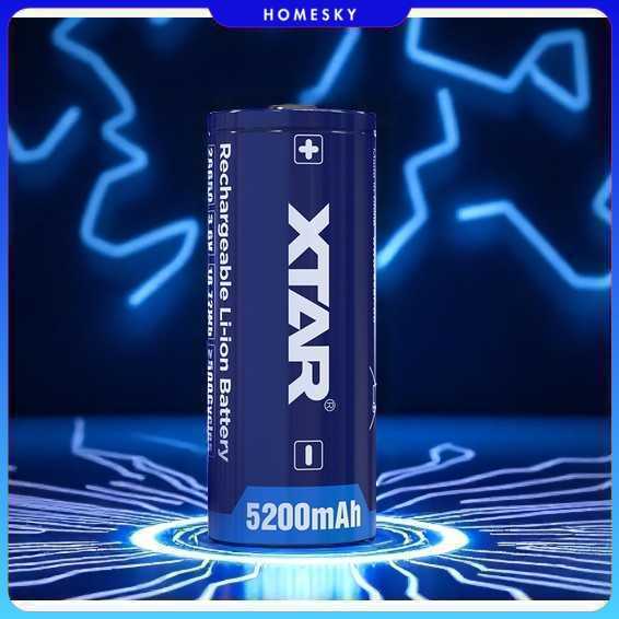 XTAR Baterai Rechargeable 26650 Li-Ion 3.6V 5200mAh 1 PCS