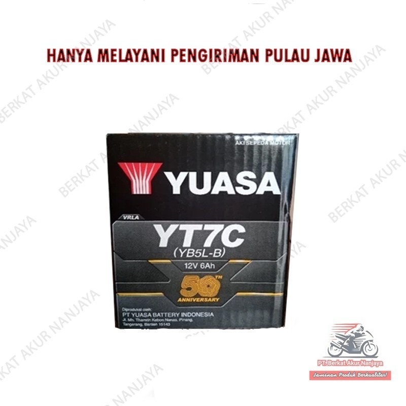 AKI MOTOR MIO KARBU, MIO SPORTY, MIO SMILE, VEGA ZR, FIZ R YT7C YUASA ORI MF