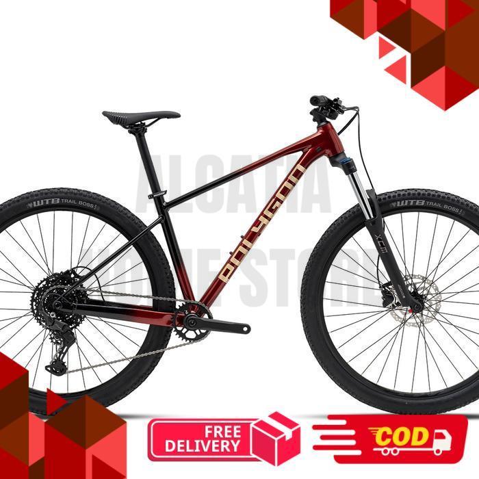 Polygon Xtrada 5 [27.5 / 29 Inch] Sepeda MTB 1x10 Speed - Red/Black 29" S