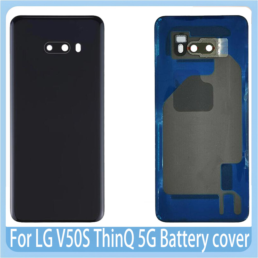 Original For LG V50S ThinQ 5G Back Battery Cover LM-V510N Rear Case With Lens Replacement