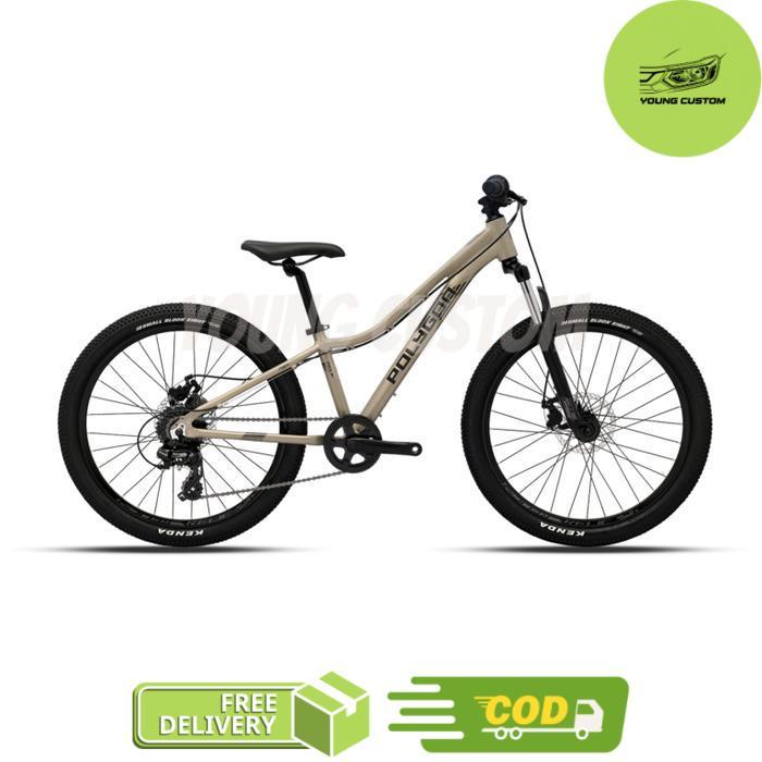 Polygon Relic [24 inch] Sepeda MTB Anak - Cream -young