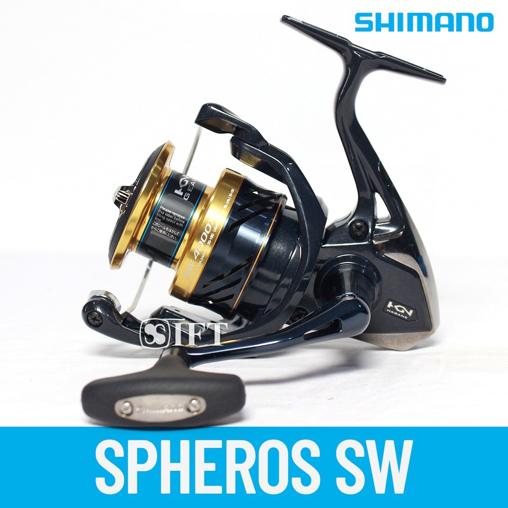 Reel Shimano SPHEROS SW  Power Handle | Spinning 3000 4000 4000 HG/XG Saltwater Freshwater Resmi | I