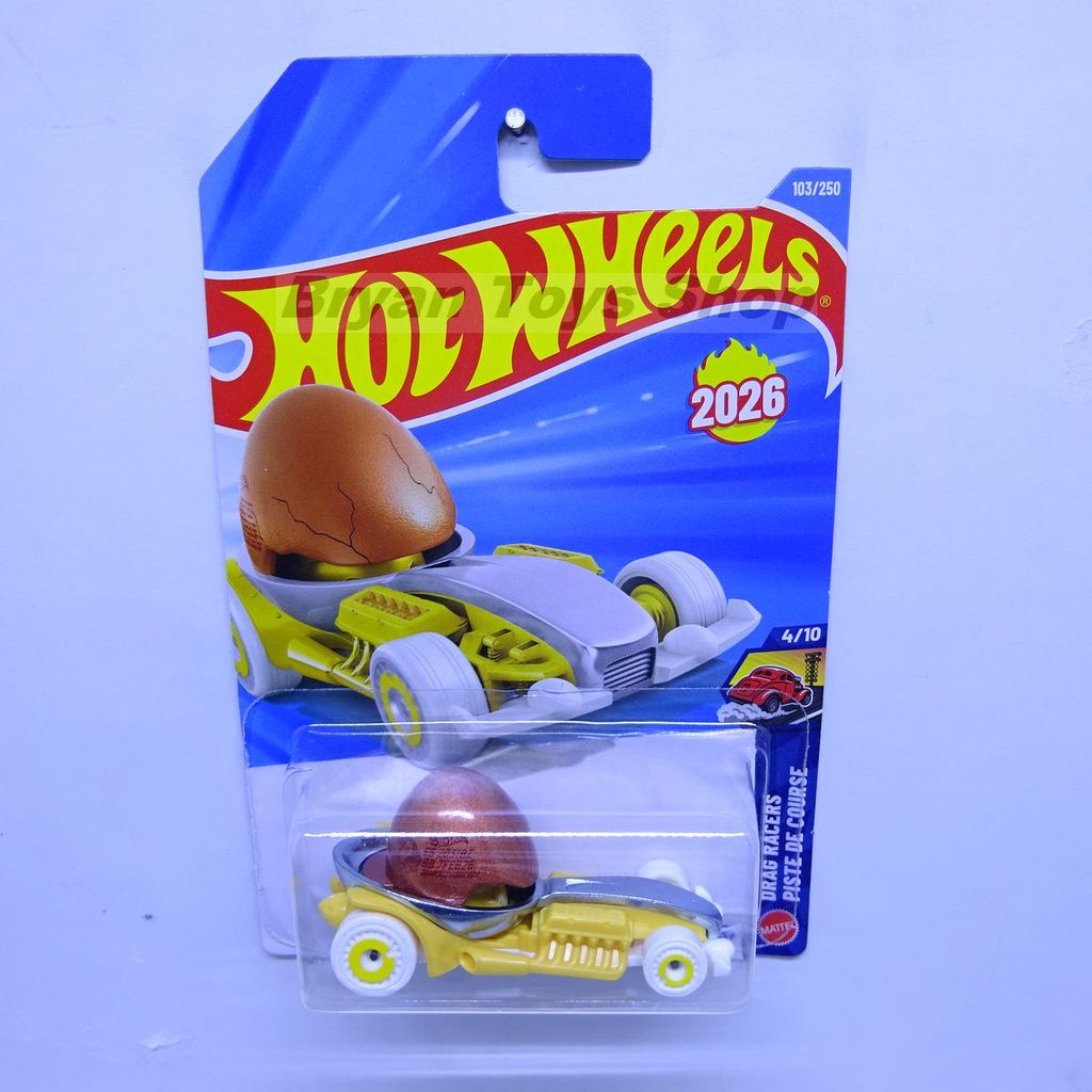 Hot Wheels Error Hadap Eggshelleracer
