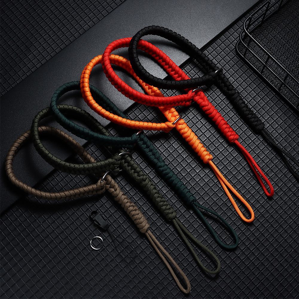 Tali Kamera untuk Pergelangan Tangan, Tali Panjat untuk Kamera Mini, Gelang Tali Paracord Nilon, Peg