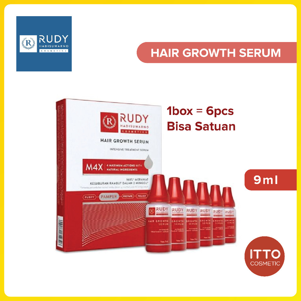 Serum Penumbuh Rambut Rudy Hadisuwarno Hair Growth Serum | Kemasan Baru