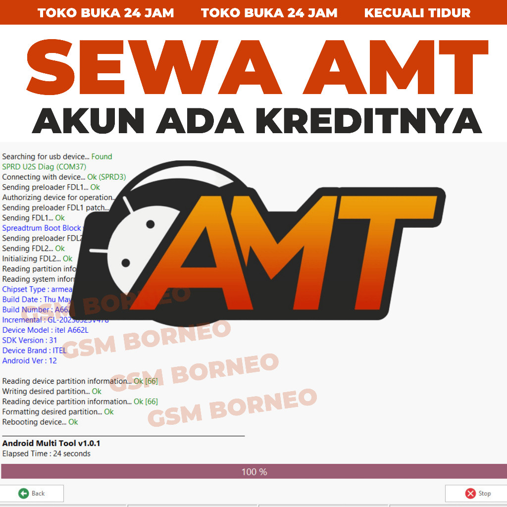 SEWA AMT + KREDIT | RENTAL ANDROID MULTI TOOL