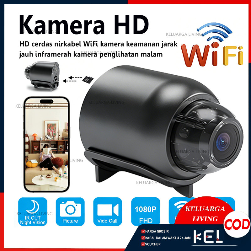 KS Wifi Kamera Cctv Mini Tersembunyi Wide Angle CCTV Cctv Bentuk Penyamaran Mini Bluetooth Hidden Ca
