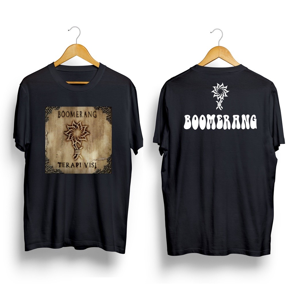 KAOS BAND BOOMERANG TERAPI VISI. KAOS MUSIC. KAOS BAND. KAOS PRIA LENGAN PENDEK. KAOS DISTRO ORIGINA