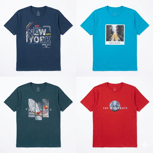 Kaos Pria Katun Combed 24S Sablon DTF NEVADA ORI