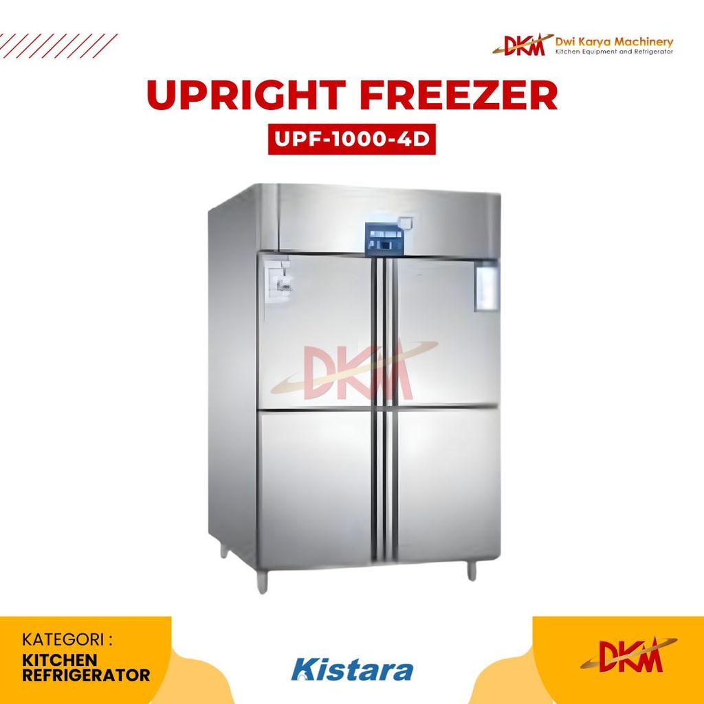 KISTARA Upright Freezer 4 Pintu UPF-1000-4D / Up Right Freezer 1000 Liter
