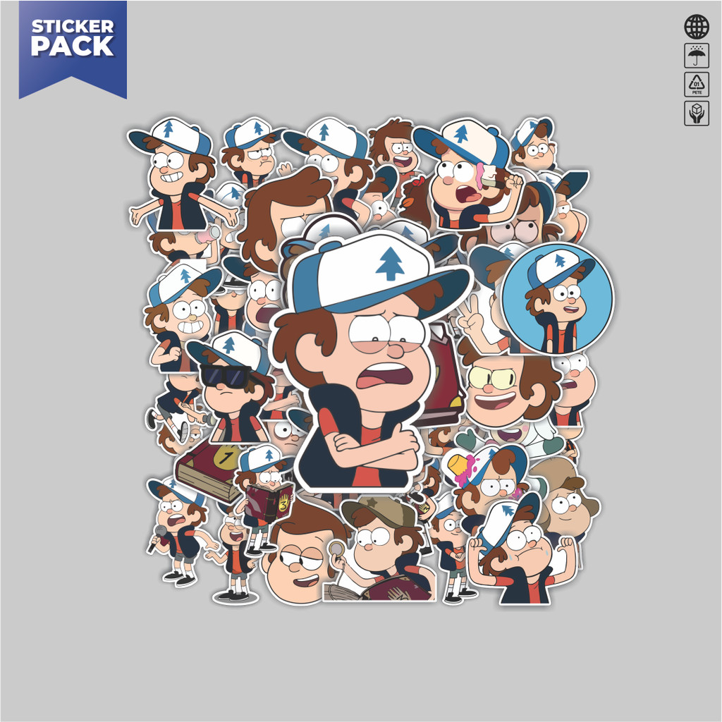 Aesthetic Vinyl Anti Air Dekorasi Sticker Laptop Buku Journal Koper Helm Casing HP Gitar Helm Skateb