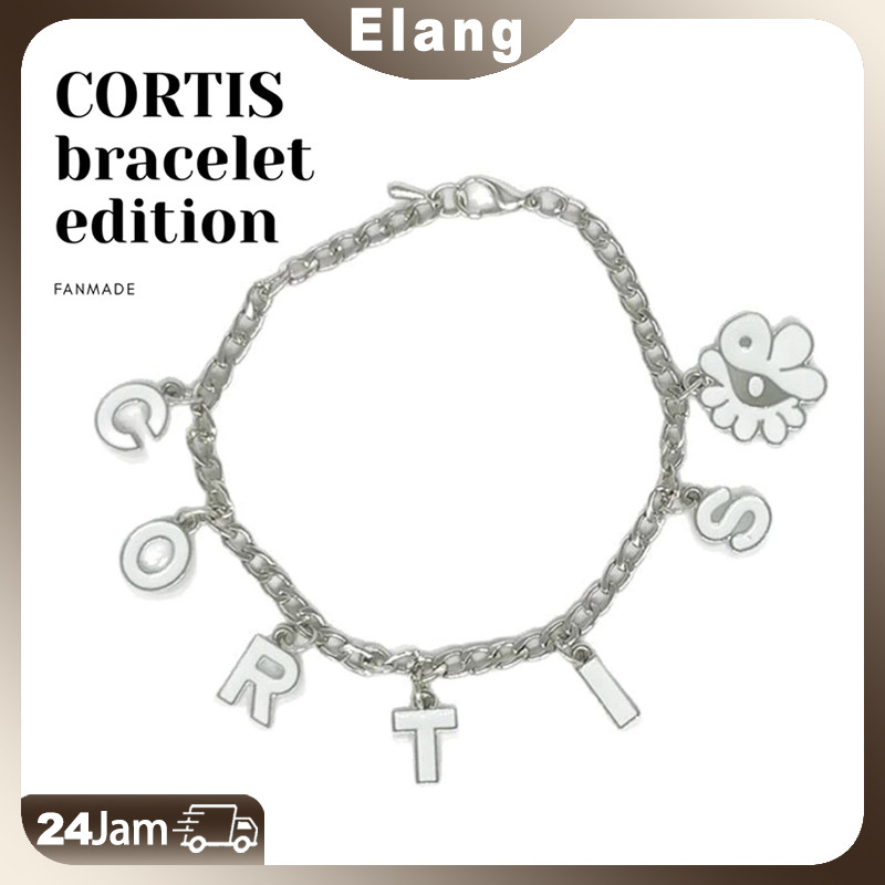 Gelang CORTIS Chain  - Cortis Bracelet- Fanmade Aksesoris Kpopers Korea Stainless Steel Anti Karat