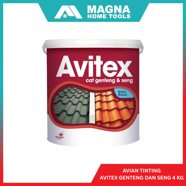 AVIAN | Avitex Genteng & Seng 4 Kg Tinting Cat Tembok Genteng & Seng
