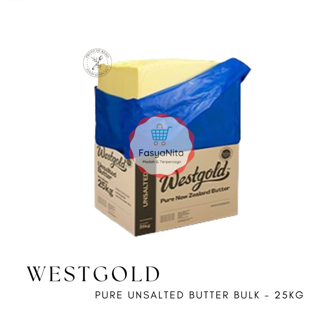 Westgold / Lurmark / Saputo / Bega Pure Butter Bulk Unsalted - 25KG - Fasyanita Online Fresh Mart De