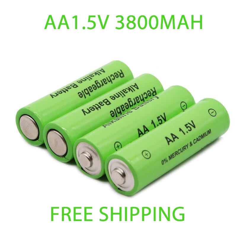 Soul_Fantasy (Free Charger) Baterai Aa Baterai Ni-Mh Rechargeable Aa 1.5V Aaa 1.2V Cas Rechargeable