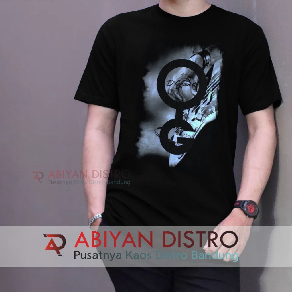 SYAZIAS kaos distro pria original jumbo XXL 3XL 4XL 5XL/ kaos dgreen original XXL 3XL / Baju distro 