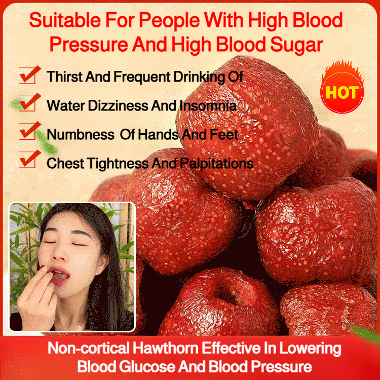 [Gratis Ongkir]Hawthorn Berongga Yang Dibungkus Satu Per Satu/Selai Buah Hawthorn Tanpa Biji/Buah Ha