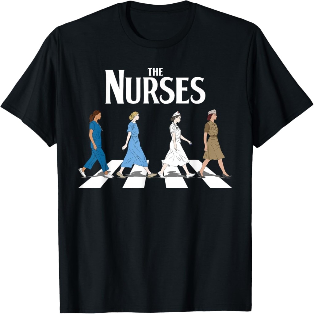 Kaos Lucu Perawat Wanita Hadiah Perawat Retro Hadiah Minggu Perawat