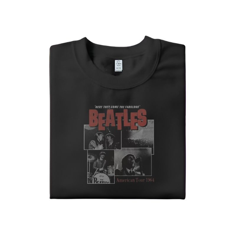 (COD) KAOS | T SHIRT | THE BEATLES | KAOS BAND | THE BEATLES AMERICAN TOUR 1961