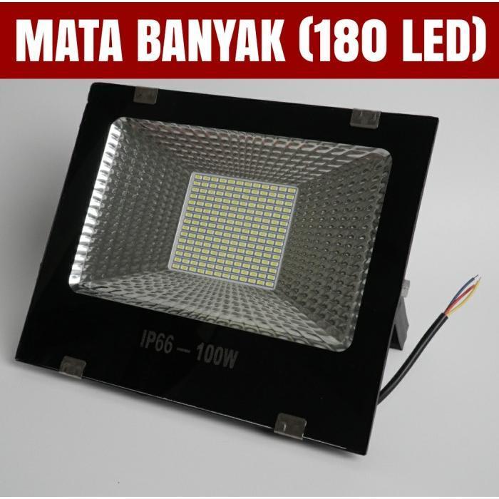 Lampu Sorot tembak LED 100 Watt Mata banyak 180 Mata LED FLOODLIGHT