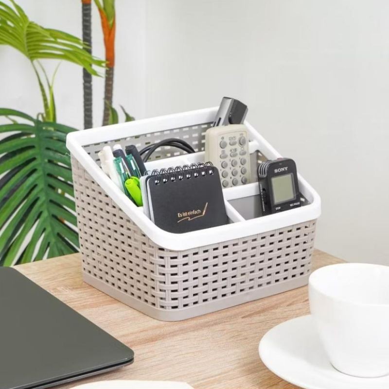 [Gratis 5 Hadiah] Tempat Remote TV Polka Ukuran L Serbaguna – Holder Remote & HP