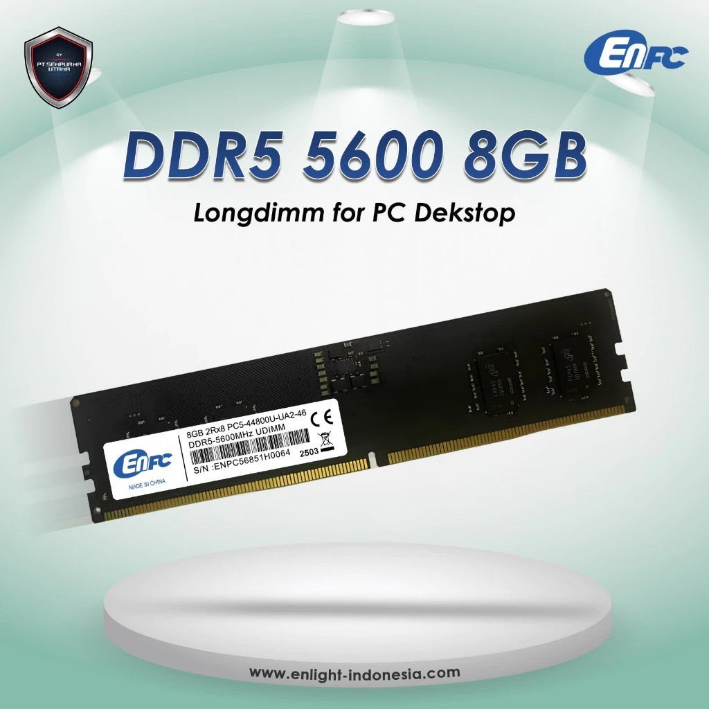 Memory RAM PC ENPC LONGDIMM DDR5 8GB / 16GB 5600MHZ