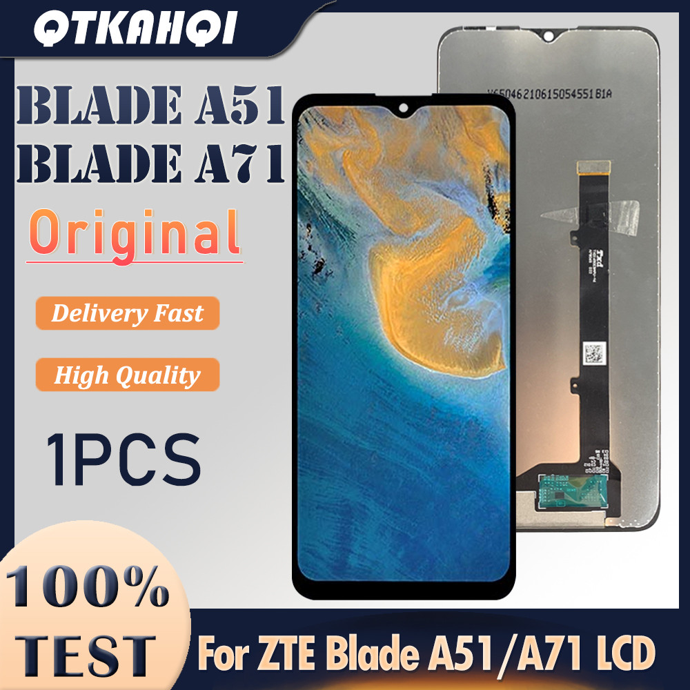 6.52'' Original For ZTE Blade A51 LCD splay Touch Screen gitizer For ZTE Blade A71 A7030 2021 LCD Wi