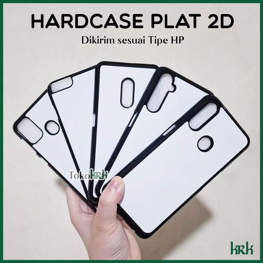 Hardcase Plat 2D Reno 1 2F 2Z Case Polos Hitam Besi Keras Casing HP Bahan Custom Sublim
