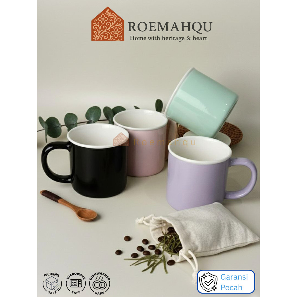 PYRAMID 5001 Mug Warna Keramik I 500 ml I mug keramik I gelas keramik I porcelain mug