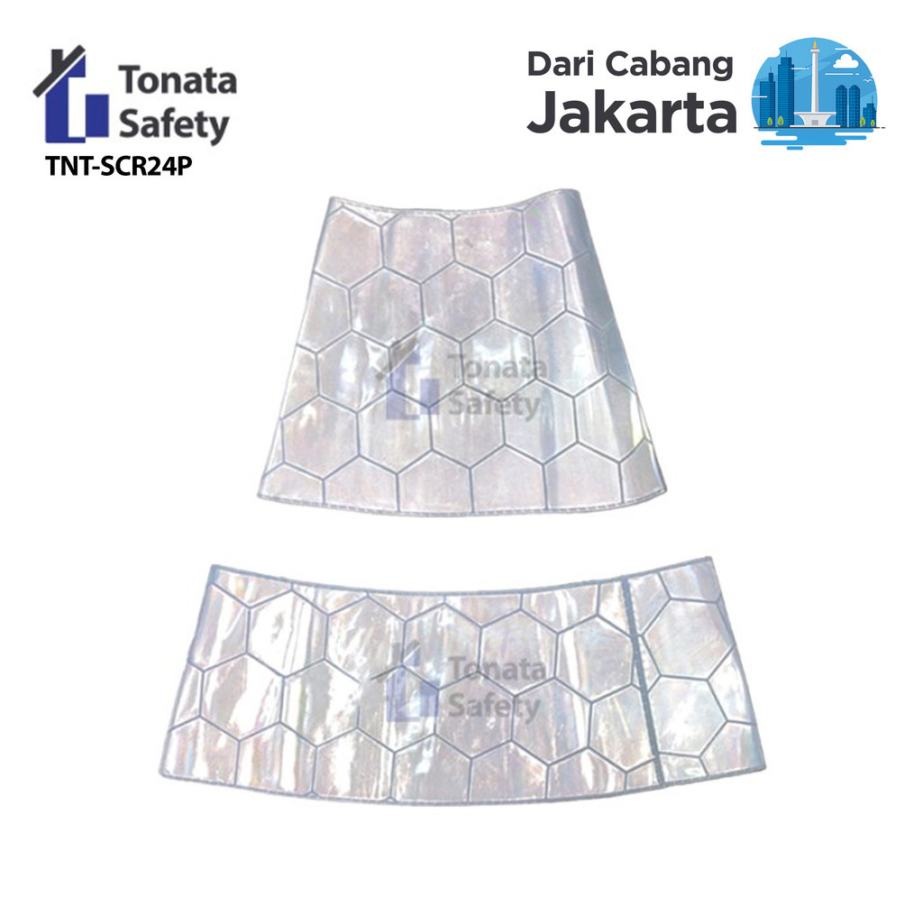 Scotlight Reflector Traffic Cone Tonata 2.4 Kg 75 Cm - Putih / Scotlight Reflector Traffic Cone Tona