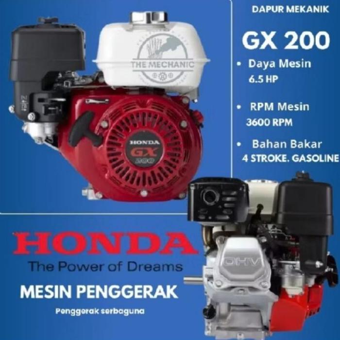 mesin penggerak serbaguna Honda GX200, Thailand new ready - GX200