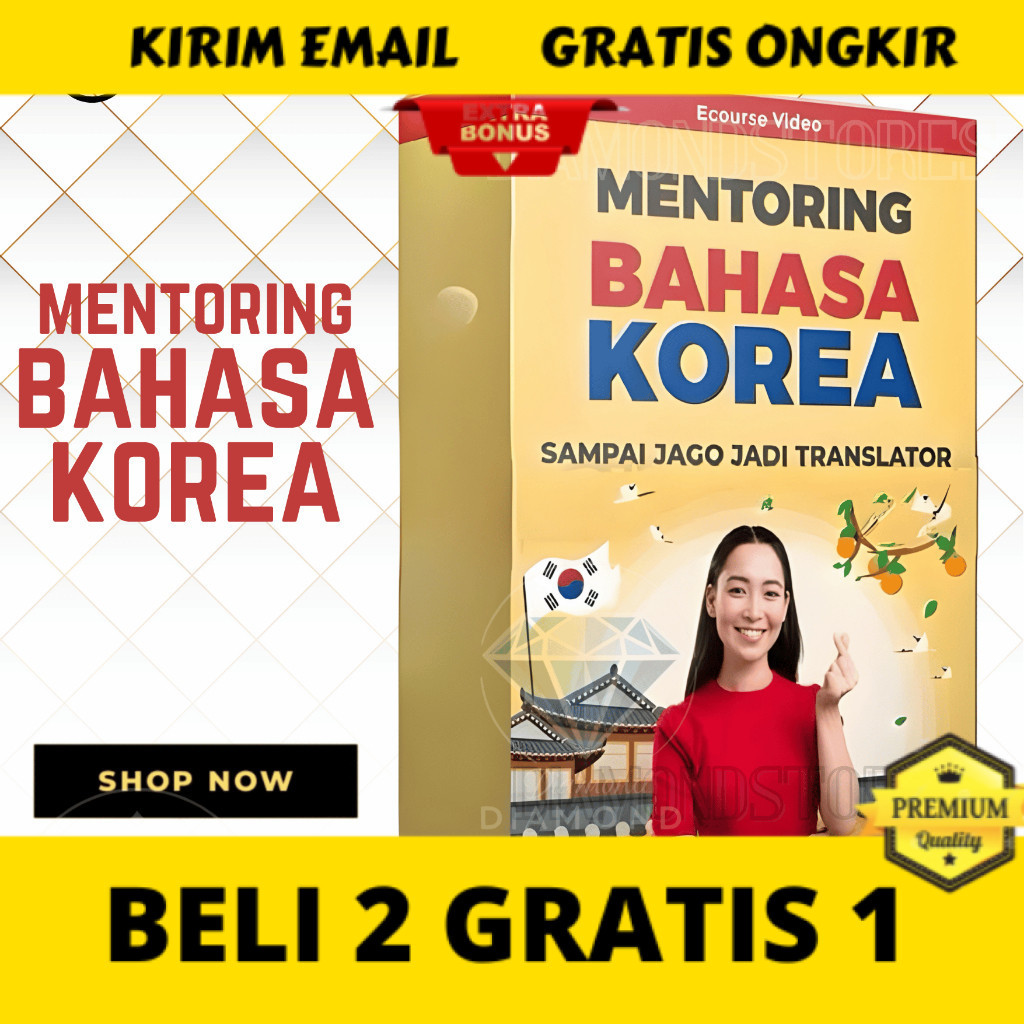 A79) BAHASA KOREA KILAT - Lancar Bahasa Korea hingga Jadi Translator Penerjemah Handal Materi Video 