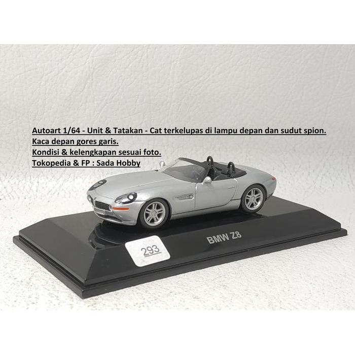 Diecast Autoart 1/64 BMW Z8 Cabriolet Silver SBAtoys