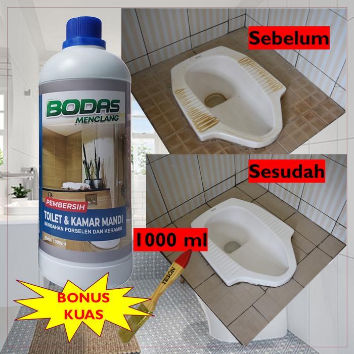 Promo BODAS Cairan Pembersih Kerak WC Toilet dan Kamar Mandi 1000ml PlastikOri
