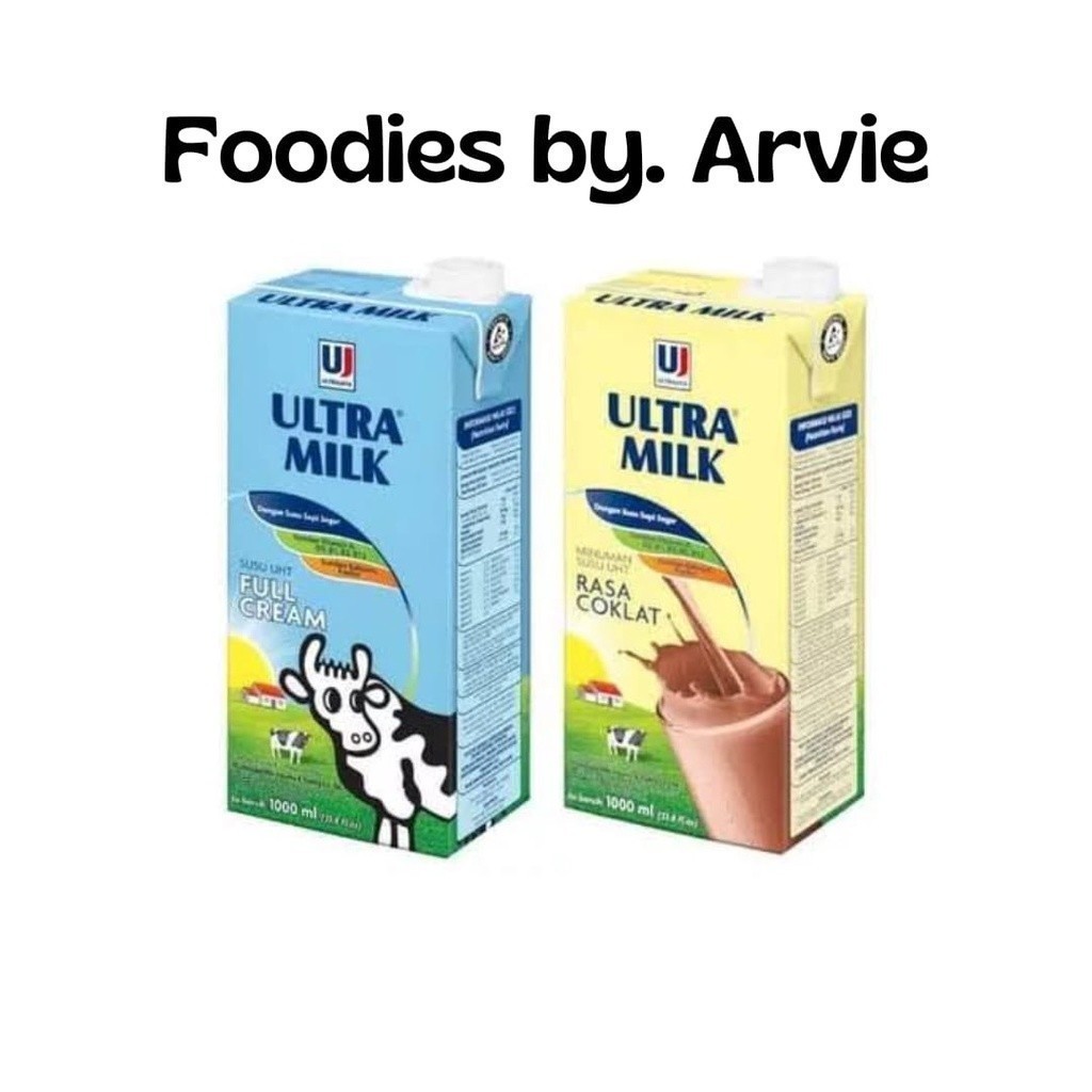 SUSU ULTRA MILK UHT 1L DUS GROSIR (INSTANT/SAMEDAY) BISA MIX VARIANT